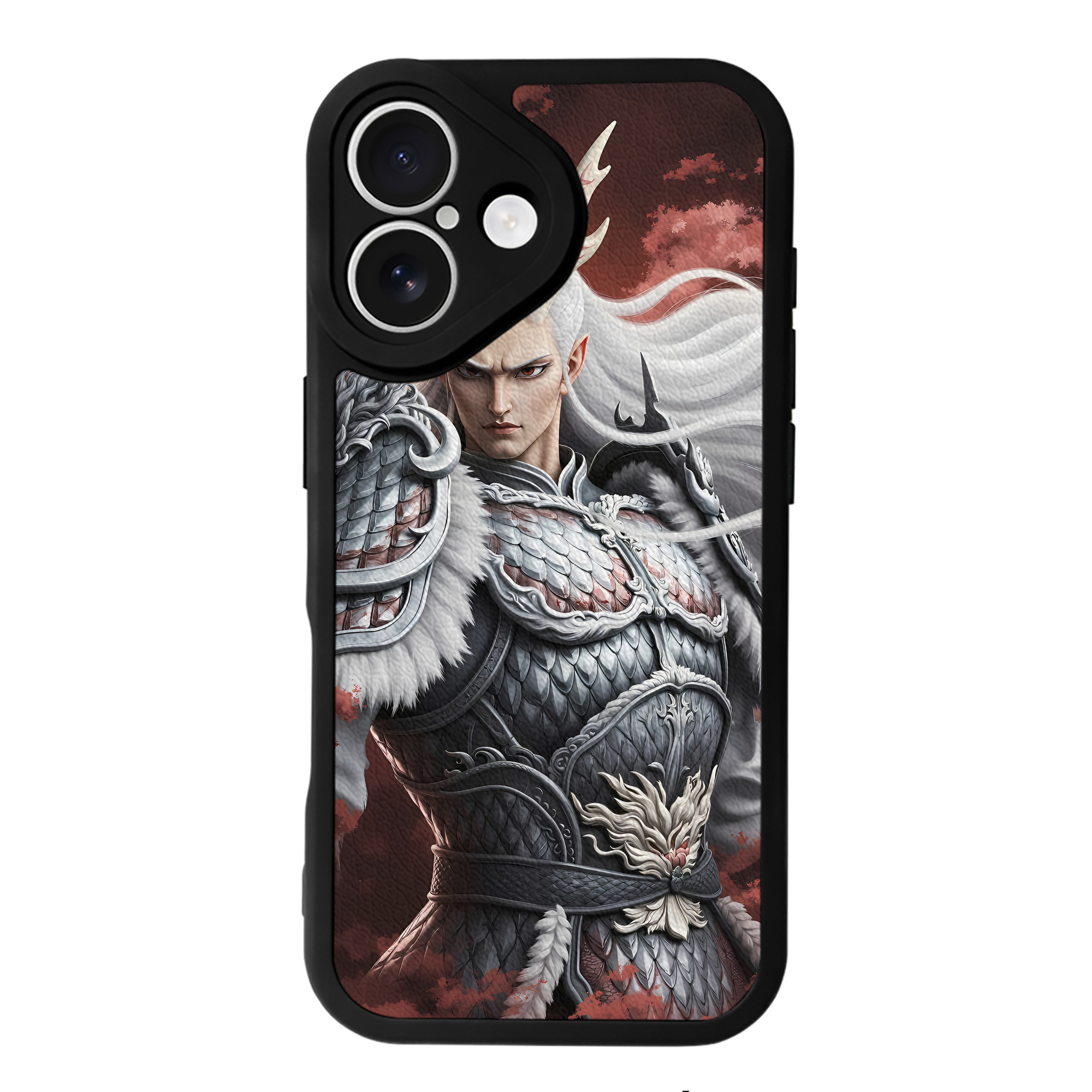 （画像用） Ne Zha 2 ナタ 魔童の大暴れ 【iPhone 16シリーズ対応】シリコンスマホケース（レザー調） 材質：シリコン